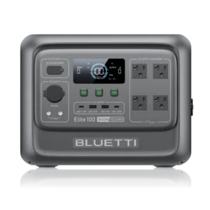 BLUETTI Elite 100 portable power station with fast charging, solar input, and high output for home backup in Jamaica