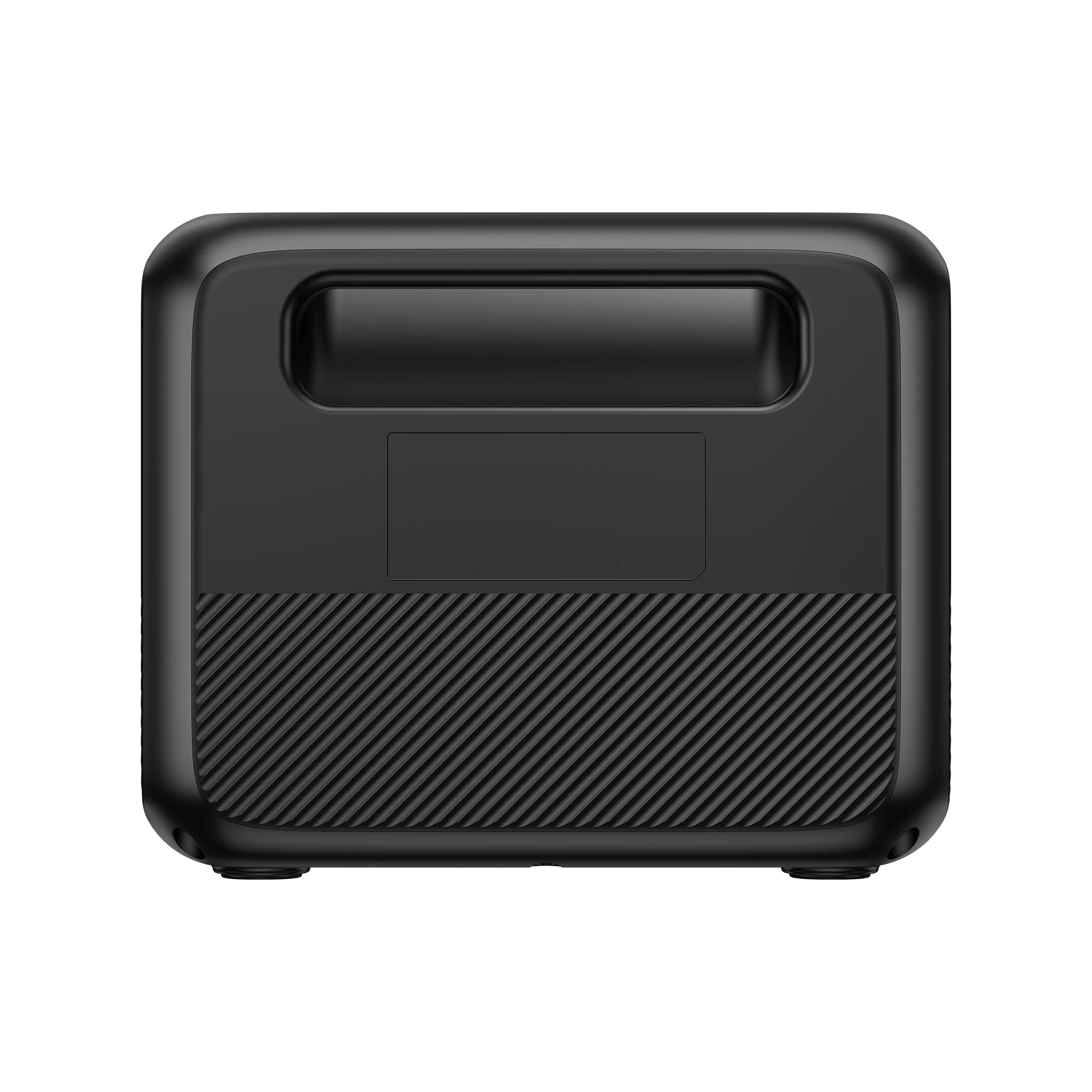 BLUETTI portable power station rear profile showing handle and casing design for outdoor, RV, home backup, and emergency use