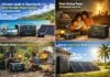 Best portable power station in Jamaica used with solar panels for home backup power