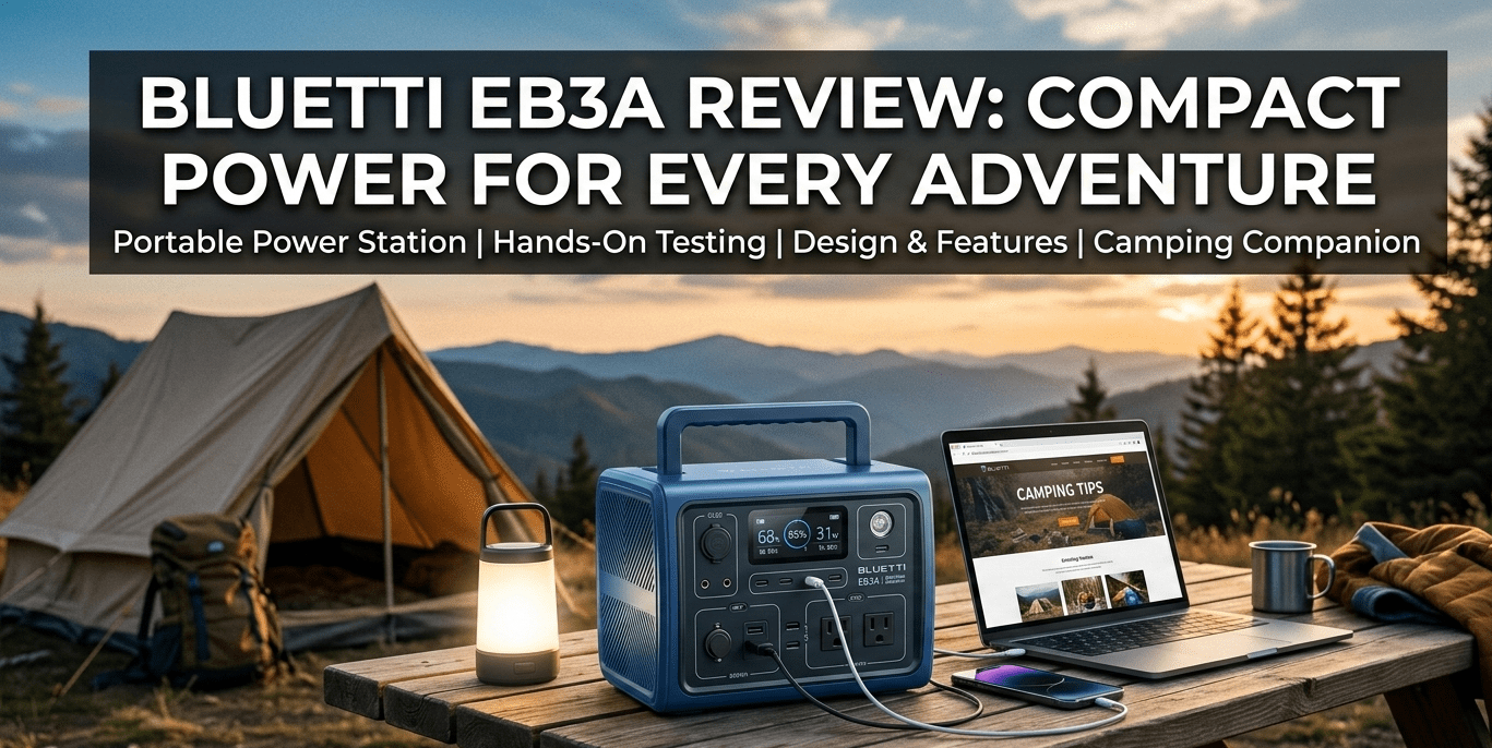 BLUETTI EB3A Portable Power Station