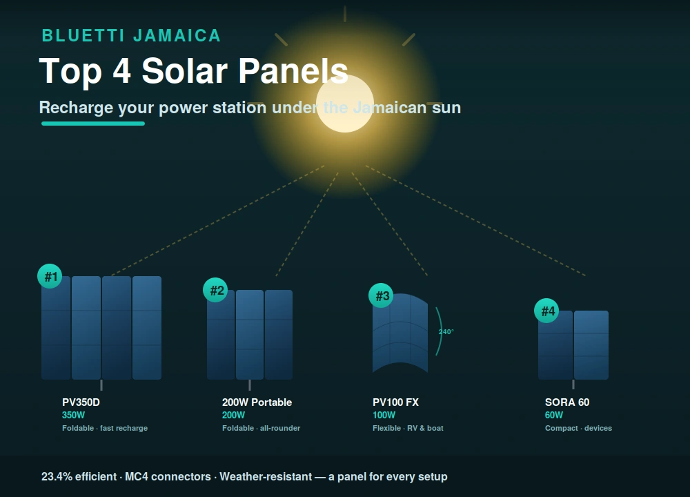 Top 4 Solar Panels in Jamaica