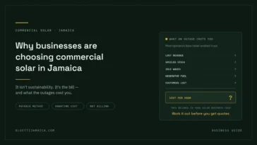 Commercial Solar Installation in Jamaica
