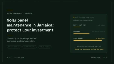 Solar Panel Maintenance in Jamaica