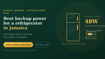 Best Backup Power for a Refrigerator in Jamaica