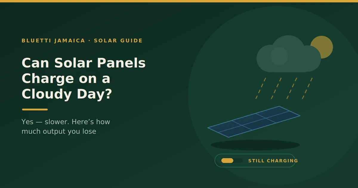 Can Solar Panels Charge a Power Station on Cloudy Days?