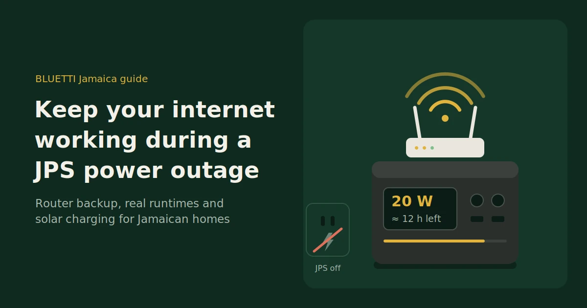 How to Keep Internet Working During a JPS Power Outage